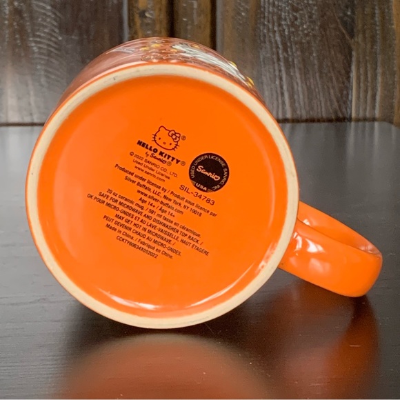 Hello Kitty Boo Ghost Happy Halloween Mug - Bats Stars Spiders - Picture 7 of 7